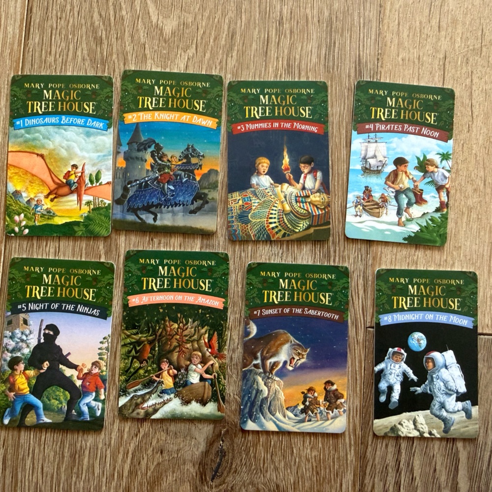 Yoto Card Set - Magic Treehouse books 1-8